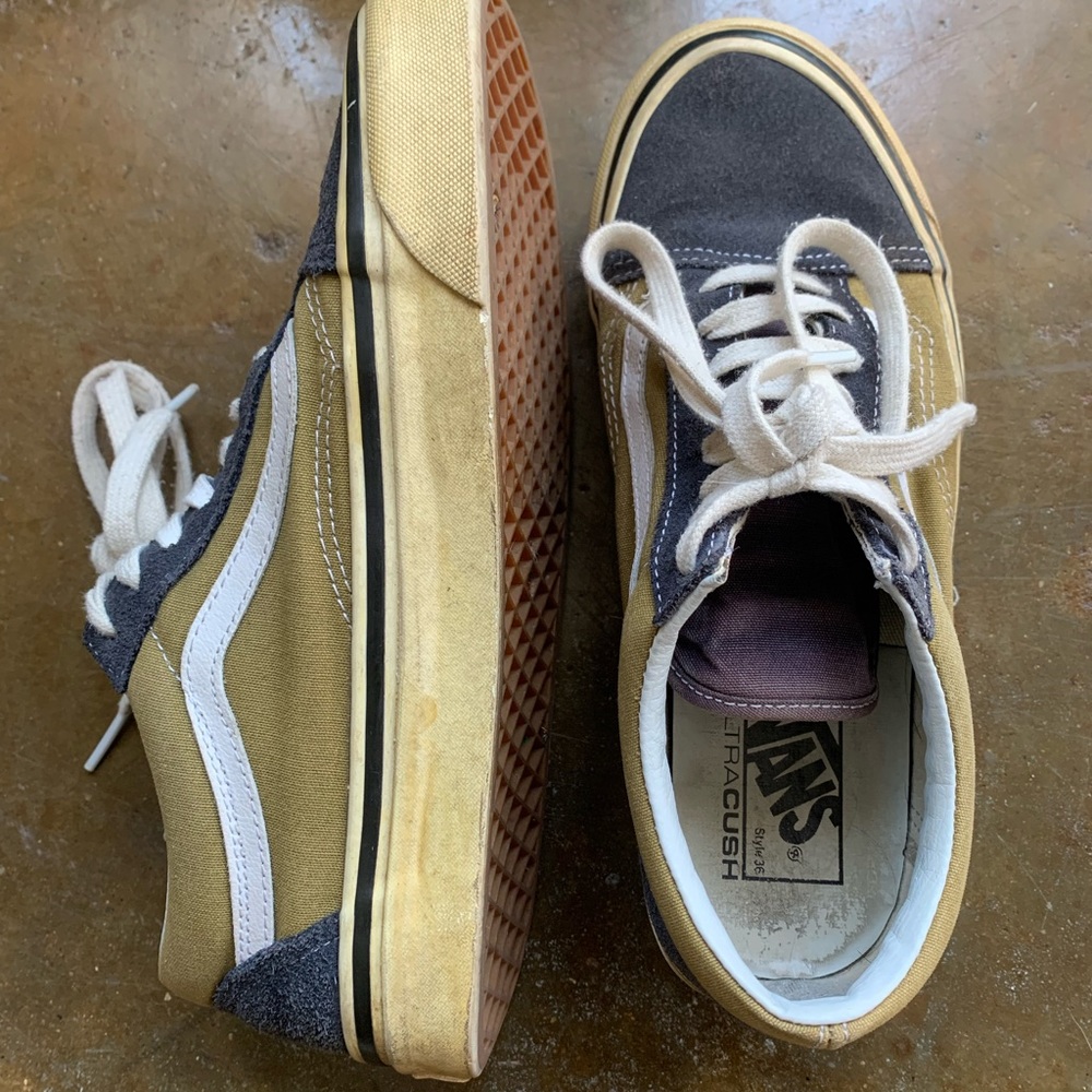 Navy & Green Vans